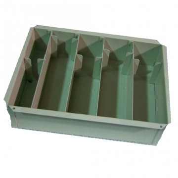 Image of item: Metal Tray for Rolled Coins - 15-1/8"W x 4-3/64"H x 12-13/32"L